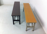 长条折叠钢木凳餐厅凳会客凳开会凳食堂凳长凳子更衣凳员工休息凳