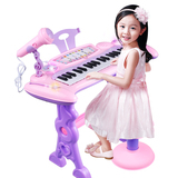 婴幼儿童1-2-3-6周岁宝宝初学多功能电子琴乐器女孩玩具带麦克风