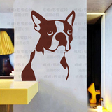 狗狗剪影 墙壁墙贴纸宠物店铺玻璃门橱窗可爱卡通装饰贴图 455