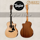【福音琴行】Taylor泰勒114ce/114e/110ce墨产面单电箱民谣吉他