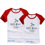 夏季中国队国家队运动短袖T恤男女奥运会团体服运动会出场服定制