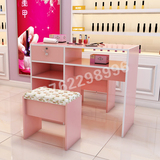 特价包邮美甲台美甲桌单人双人化妆桌美容桌子简约白色1米1.2米