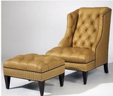 直销欧式皮艺复古三人新古典123组合美式真皮拉扣沙发客厅老虎椅
