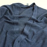 UIQ-18188 100%纯亚麻空调衫 BF风男女同款开衫针织衫 薄毛衣外套
