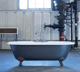 进口釉欧式铸铁浴缸1.5米1.7米独立式普通搪瓷贵妃浴缸银山浴缸