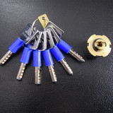 老式防盗门天宇磁性自动锁碰锁锁芯防锡纸自动锁头圆柱磁性锁芯