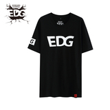 EDG战队 男装夏季休闲队服 LOL周边短袖T恤 黑白镜