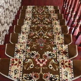 威尔顿加厚地毯 楼梯地毯 踏步垫 楼梯防滑垫 免胶自吸垫 楼梯垫