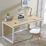 包邮简易多功能钢木电脑桌 台式电脑桌 简约办公书桌 简单餐桌