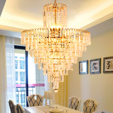 水晶吊灯餐厅吊灯浪漫温馨现代欧式田园饭厅卧室灯饰客厅LED灯具