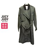 Jucy Judy专柜正品代购2016秋款女士长款风衣大衣JQCA622B-1280