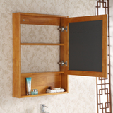 浴室柜吊柜现代简约实木橡木小户型挂墙式洗漱台脸盆组合60/70cm