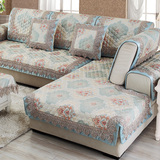 夏季欧式实木沙发垫坐垫四季布艺定做真皮防滑全包沙发套罩巾凉席