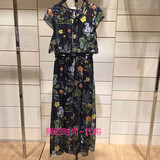 JZ玖姿专柜正品代购2016夏季新款雪纺连衣裙气质长裙JWWX50050