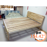 特价床 松木架子床 高档创意床 实木环保功能床 1米 1.2米 1.5米