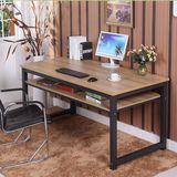 宜家创意电脑桌台式家用简约现代双人办公桌简易钢木会议桌写字台