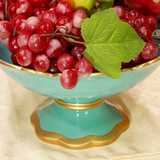 陶瓷果盘欧式创意水果盘 美式乡村客厅水果盆餐桌茶几高档水果碗