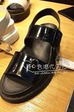 香港代购Dr.Martens 马丁大夫16年漆皮厚底罗马凉鞋20906001