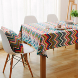波普美式乡村民族风复古桌布布艺 餐桌布长方形茶几桌布盖布定制
