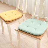 四季简约现代椅子垫日式布艺餐椅垫坐垫办公室薄座垫防滑冬季椅垫