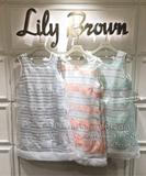 5折ParadiseKiss日本代购Lily Brown5月刺绣无袖连衣裙LWFO162044