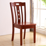 现代实木酒店餐椅简约橡木橡胶木家用靠背凳子中式餐厅椅经济型