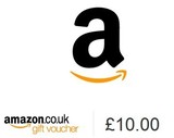 英国亚马逊礼品卡 英亚礼品卡10英镑 Amazon.uk Gift Card