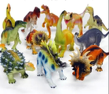 包邮！哥士尼恐龙玩具 、侏罗纪霸王龙 12款套装塑料恐龙模型大号