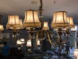 美式全铜水晶客厅吊灯　法式现代欧式新古典简美田园卧室书房吊灯