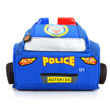 儿童书包幼儿园大班一年级小学生男女童汽车双肩包警车造型背包潮