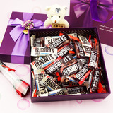 包邮好时巧克力排块500g礼盒装多口味混合情人节生日礼物喜糖糖果