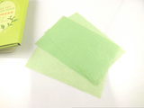 绿茶保湿男女士吸油面纸 控油清爽纸 80片面部美容工具