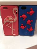 出口美国kate spade火烈鸟小螃蟹iPhone6S苹果6 硅胶手机壳保护套