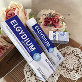 法国代购 Elgydium 美白牙膏75ml 去烟渍去黄 亮白 到3/17