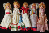 古董娃娃 硬塑民族娃娃 多款选 特价