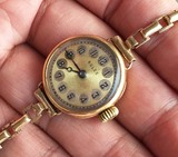 瑞士 20年代 18K金 ROLEX劳力士 古董女表  机械古董钟表