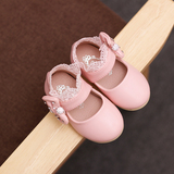 0-2岁公主鞋婴儿鞋子软底单鞋春秋季女宝宝学步鞋童鞋皮鞋防滑底