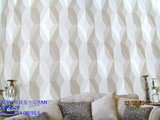 韩国壁纸批发中心=简约艺术立体几何造型 床头沙发背景墙纸56056-