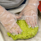 一次性手套加厚CPE塑料 薄膜餐饮美容家务食品 出口日本150只包邮