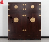 林汉堂老榆木衣柜明清古典家具中式实木家具衣橱顶箱大柜木质衣柜