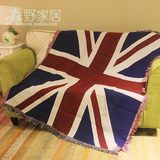 新品欧洲英伦风米字图案单双人沙发巾毯盖布桌布地毯飘窗垫通用