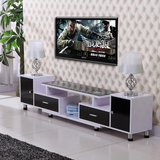 特价钢化玻璃伸缩电视柜茶几组合简约现代欧式小户型客厅电视机柜
