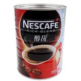 包邮 雀巢咖啡台湾超市版醇品500g克罐装速溶纯黑咖啡无糖无伴侣