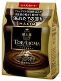 日本进口agf maxim 最上级TOP AROMA速溶咖啡特浓70g替换装特惠
