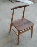 日式家具黑胡桃木/白橡木纯实木餐桌椅子简约风格休闲餐厅创意椅
