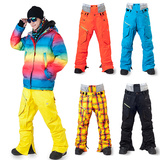 （清仓款）WAKA滑雪服男女单板双板滑雪裤8色防水加厚加棉