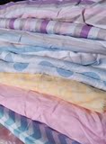 纯棉斜纹布头 按块卖宽2.2米  10元左右一米床品布料宝宝床品布料