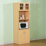 现代简约微波炉柜小户型加高多功能餐边柜高柜餐厅储物柜烤箱柜