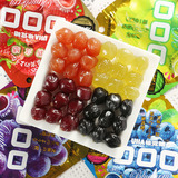日本进口零食 悠哈UHA味觉糖 100%果汁软糖/QQ水果糖4味选3包组合