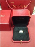 Cartier卡地亚LoveRing三颗钻18K戒指750配件齐日本代购二手正品